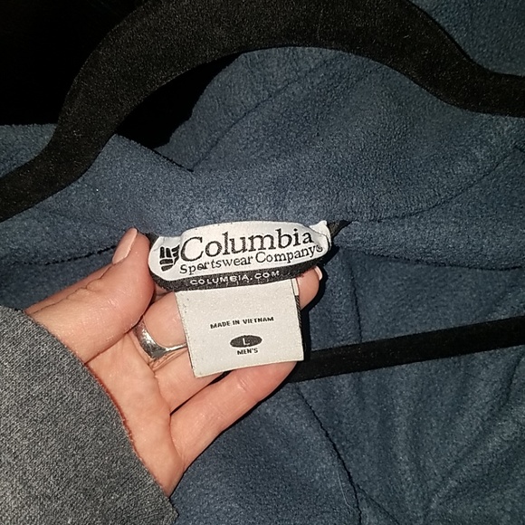Mens Columbia zip fleece - Picture 3 of 4